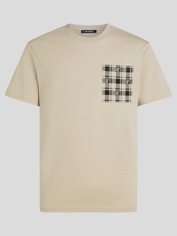 CHECK POCKET T-SHIRT