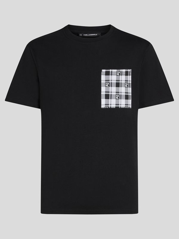 CHECK POCKET T-SHIRT