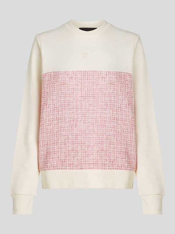 SWEATSHIRT WITH BOUCLE DETAIL