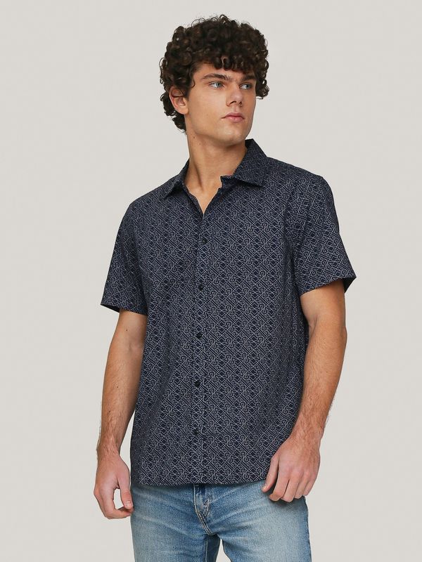 CAMISA SS ALL OVER KARL PRINT SHIRT-