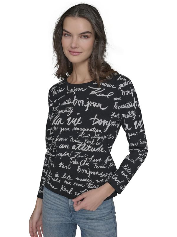SWEATER ALLOVER SCRIPT SWTR